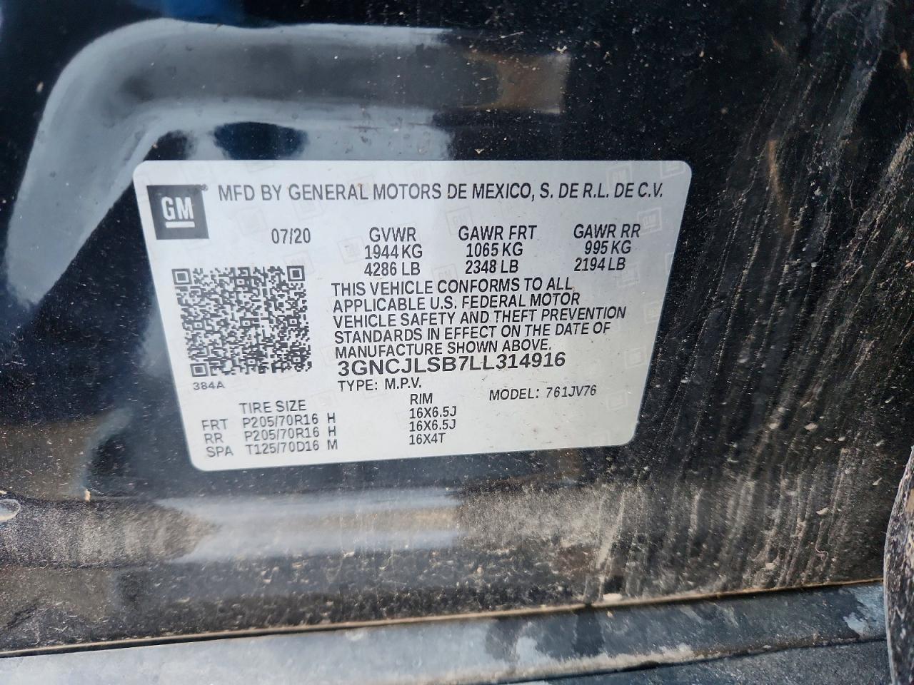 2020 Chevrolet Trax 1LT