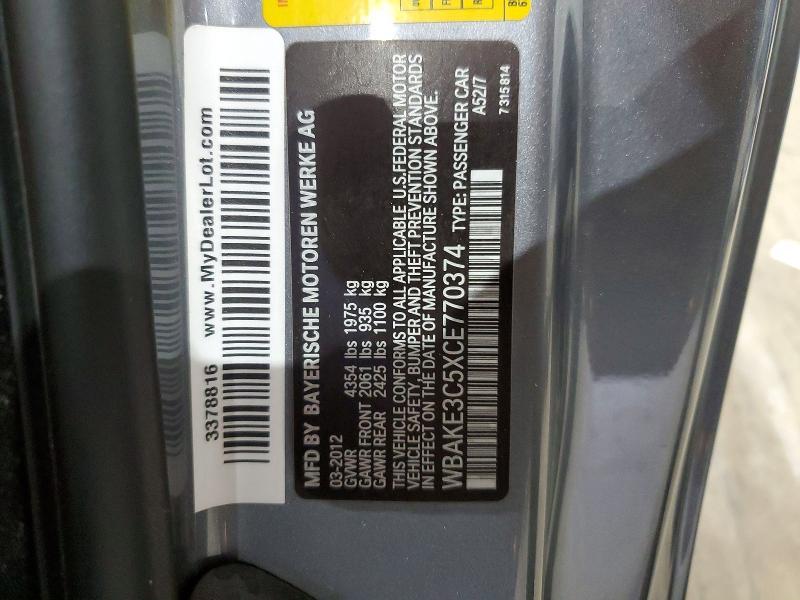 2012 BMW 328 i