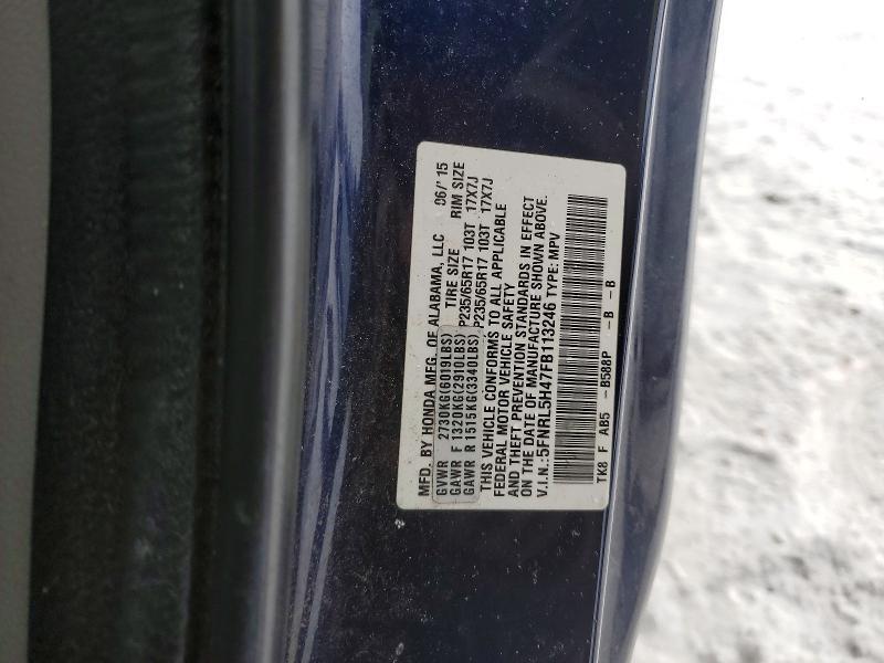 2015 Honda Odyssey ex