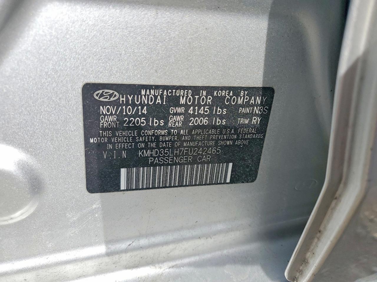 2015 Hyundai Elantra gt Base