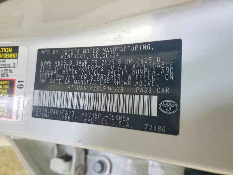 2025 Toyota Camry xse