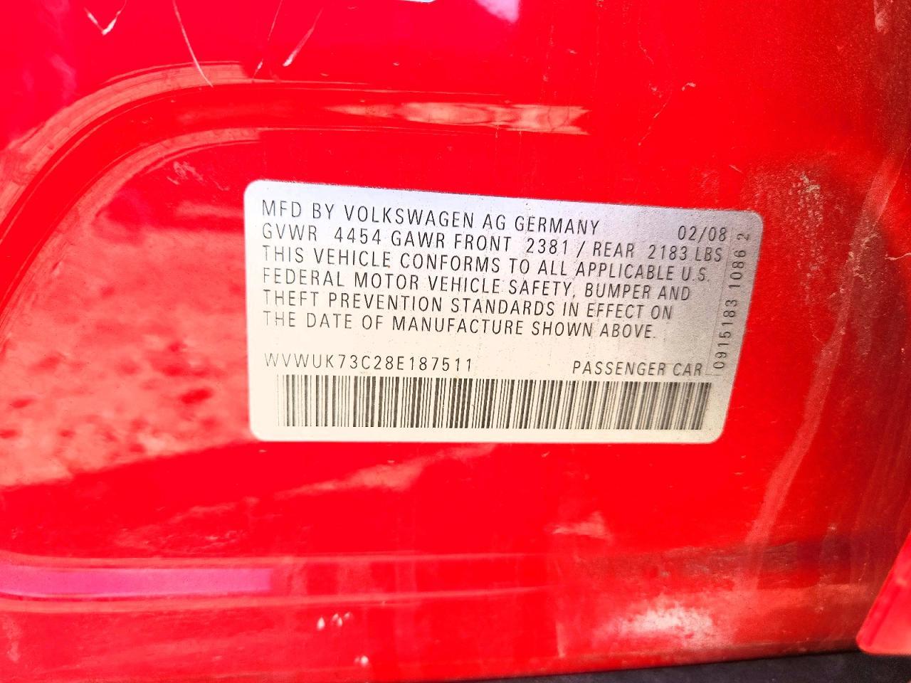 2008 Volkswagen Passat Turbo