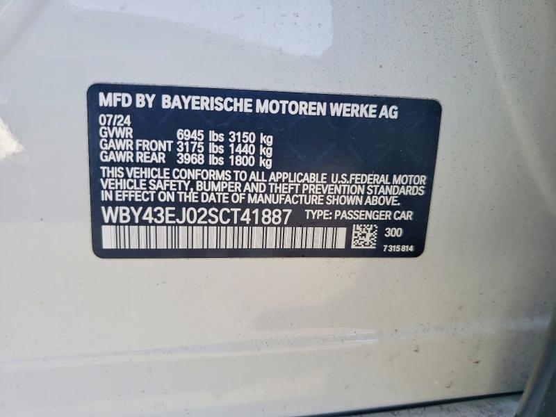 2025 BMW I7 Edrive50
