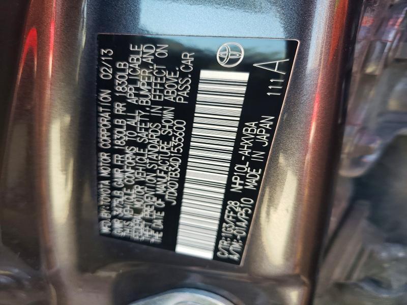 2013 Toyota Prius c two