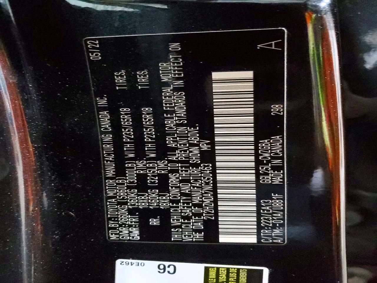 2022 Lexus Rx 350 Base