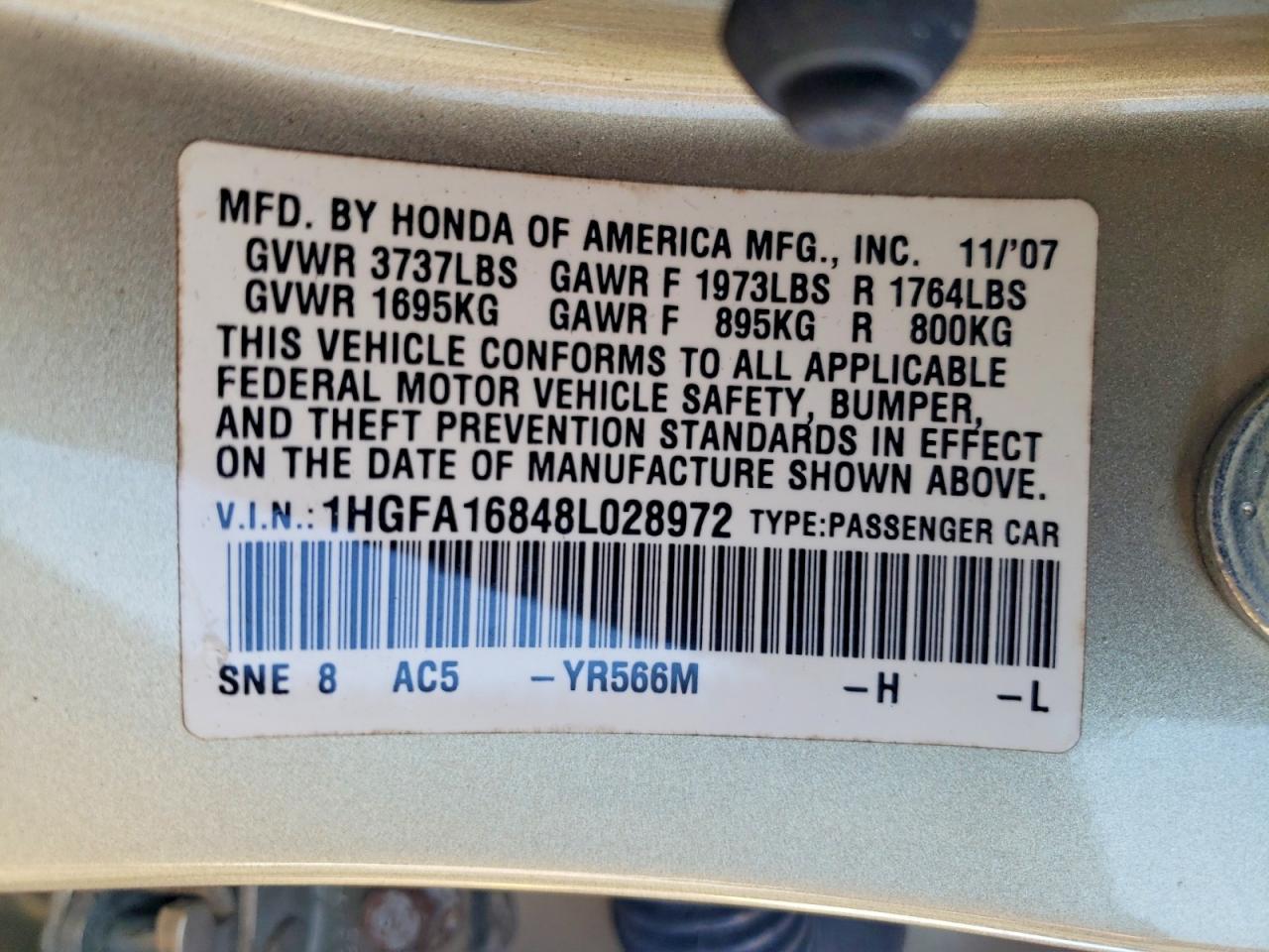 2008 Honda Civic ex