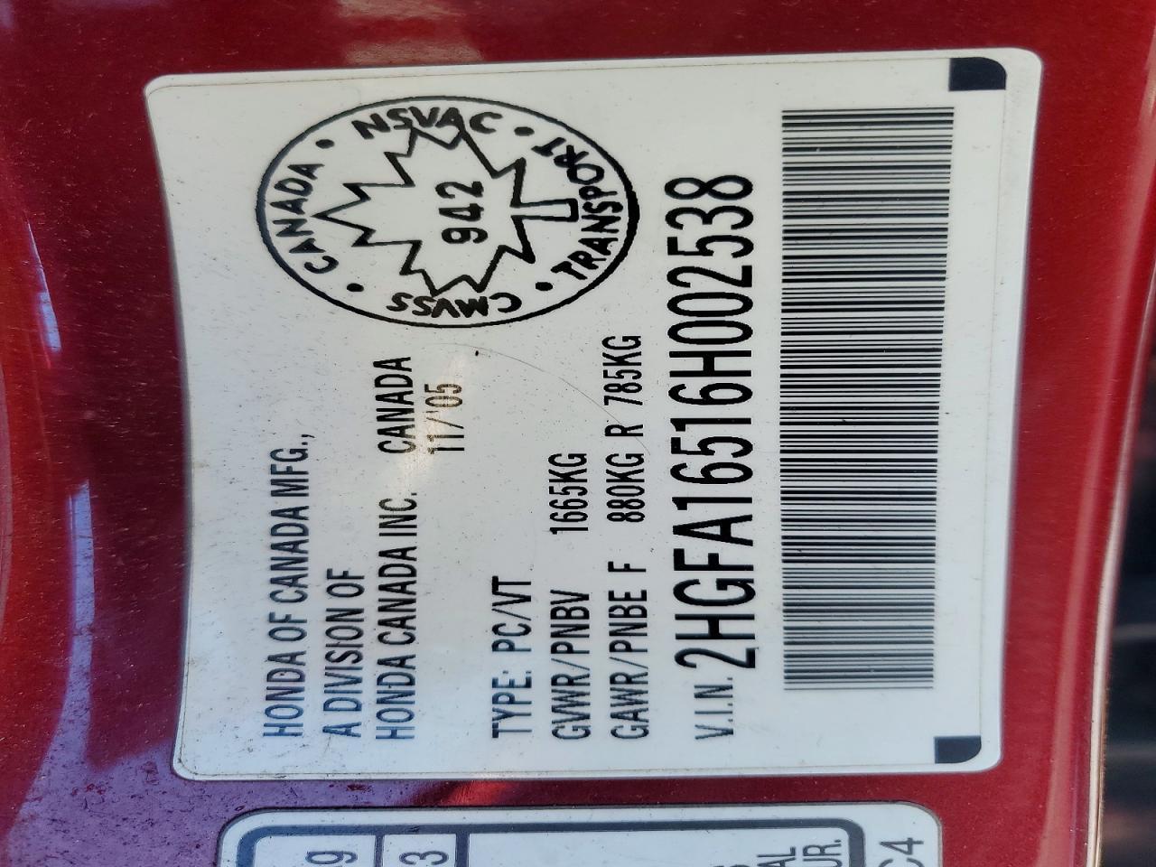 2006 Honda Civic lx