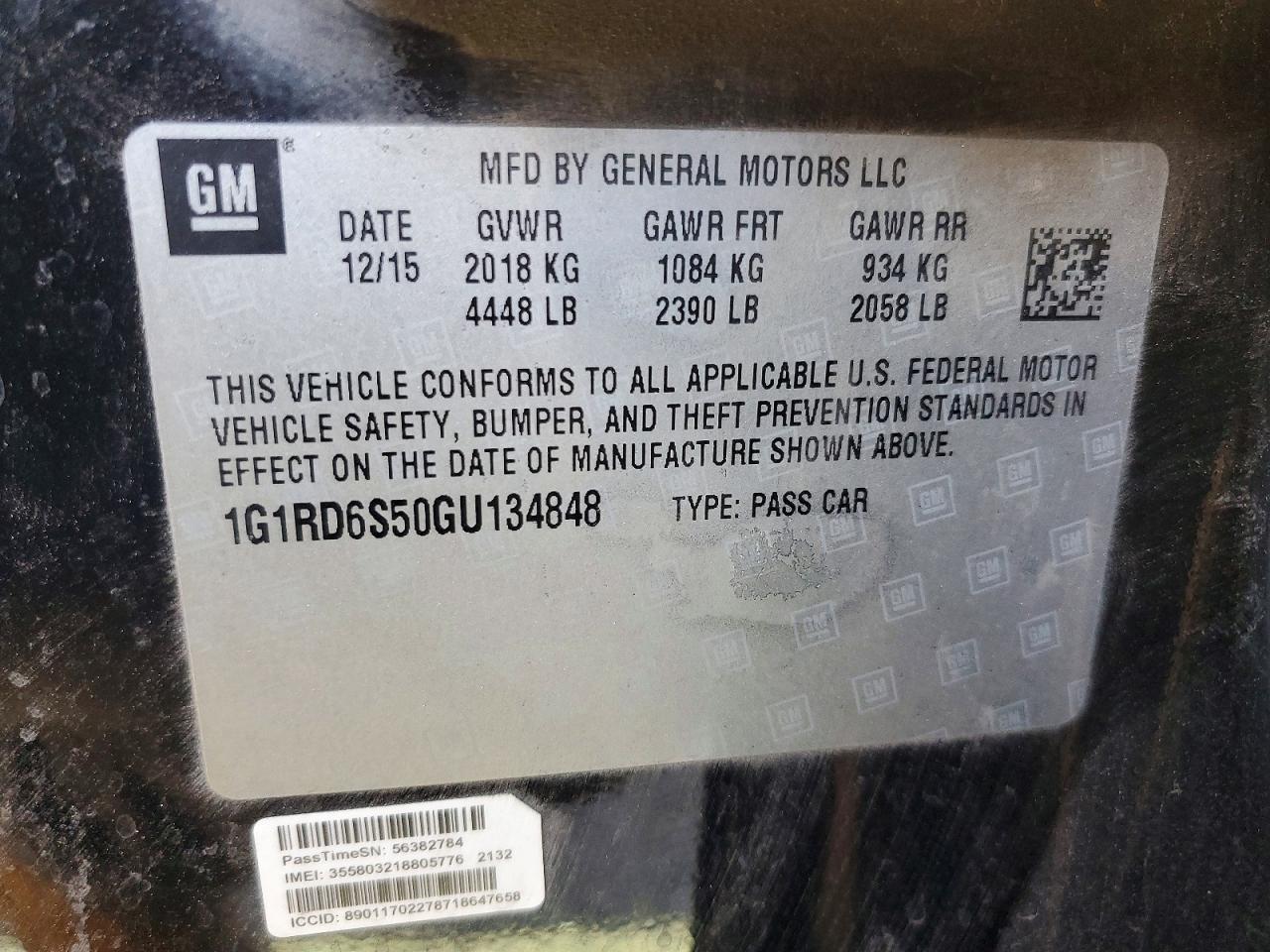 2016 Chevrolet Volt ltz