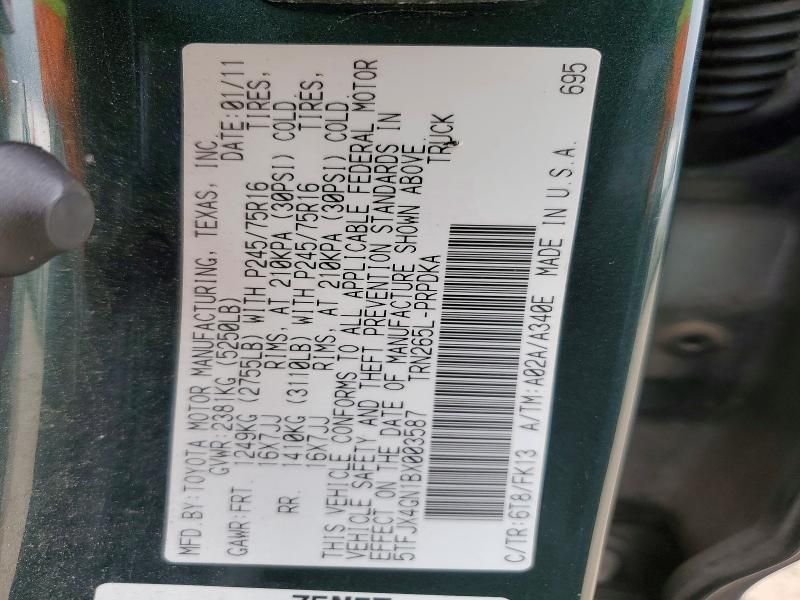 2011 Toyota Tacoma Double cab