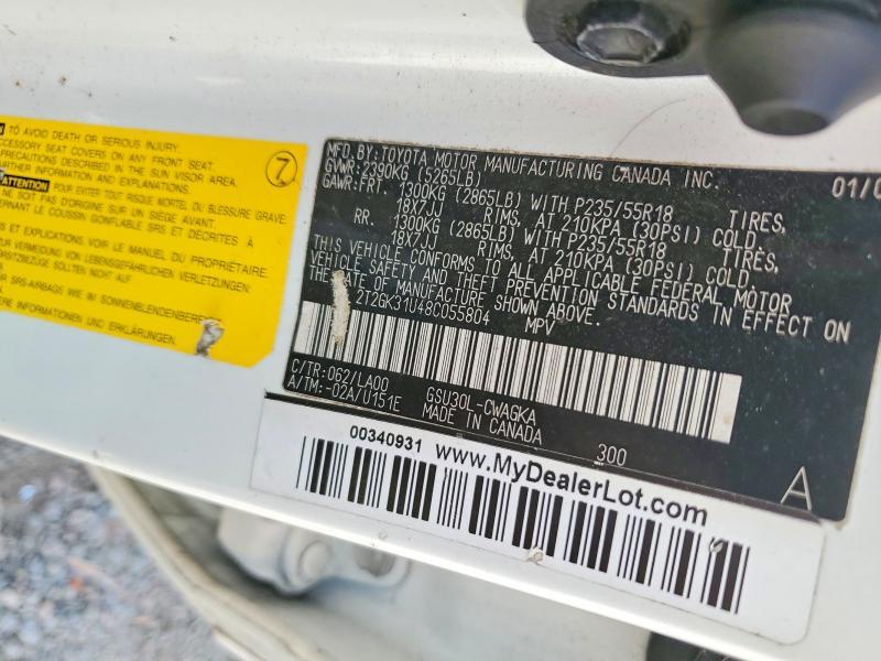 2008 Lexus Rx 350