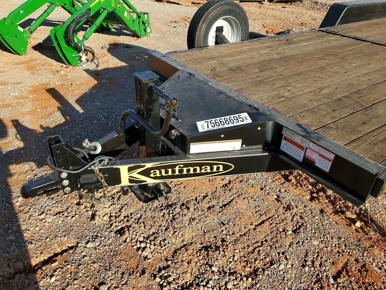 2024 Kaufman Tilt Deck Equipment Trailer
