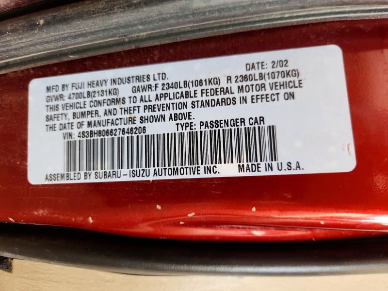 2002 Subaru Legacy Outback H6 3.0 ll Bean