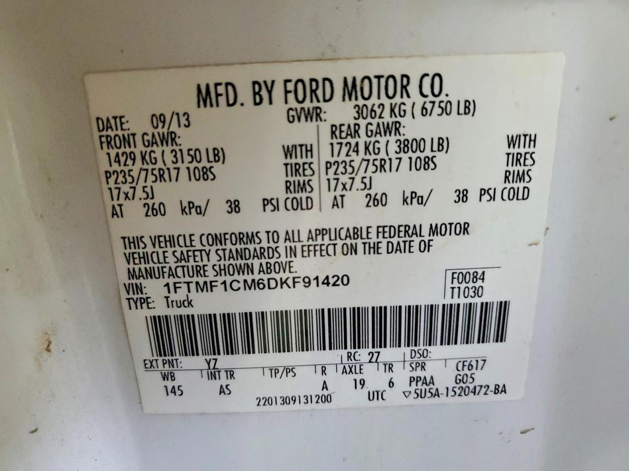 2013 Ford F150