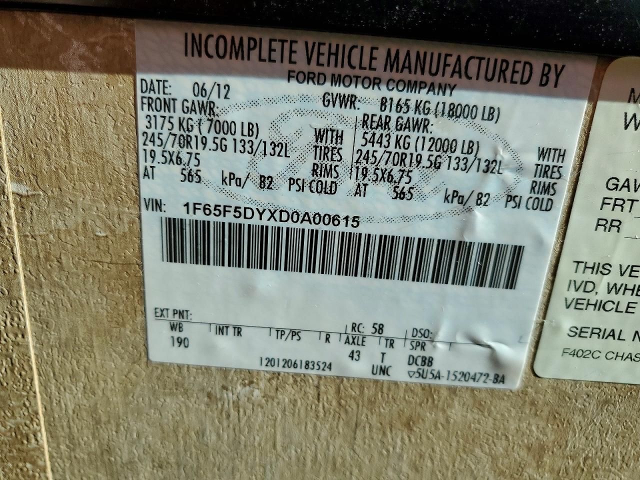 2013 Winn 2013 WIN F53