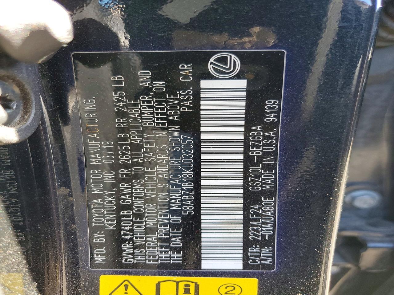 2019 Lexus ES