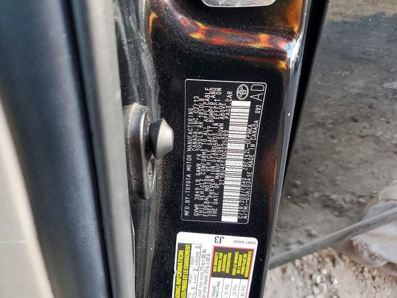 2013 Toyota Corolla le