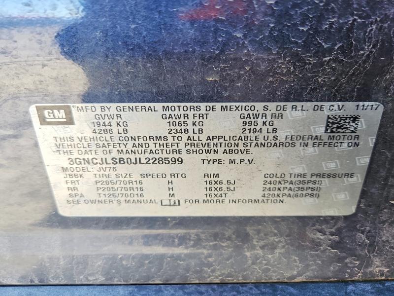 2018 Chevrolet Trax 1LT