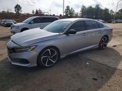 Honda salvage cars for sale: 2021 Honda Accord Sport