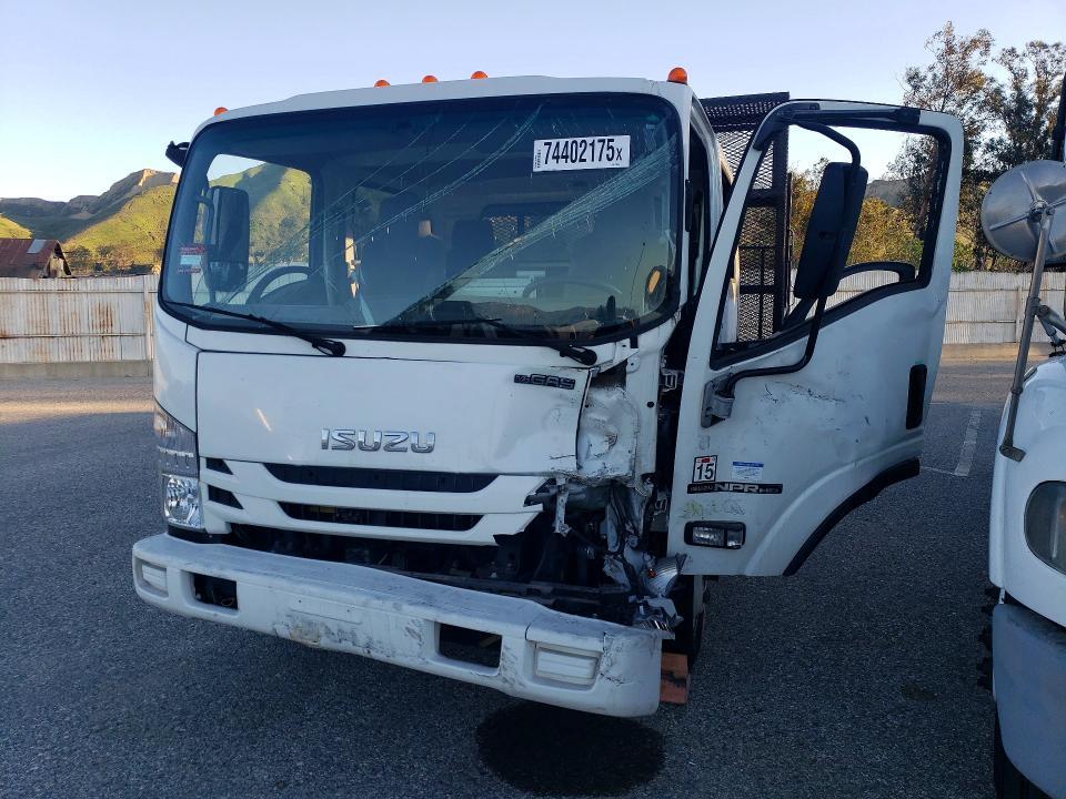 2020 Isuzu NPR HD Crew Cab Flatbed Truck