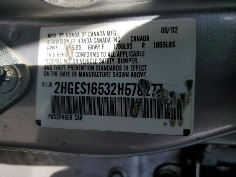 2002 Honda Civic lx