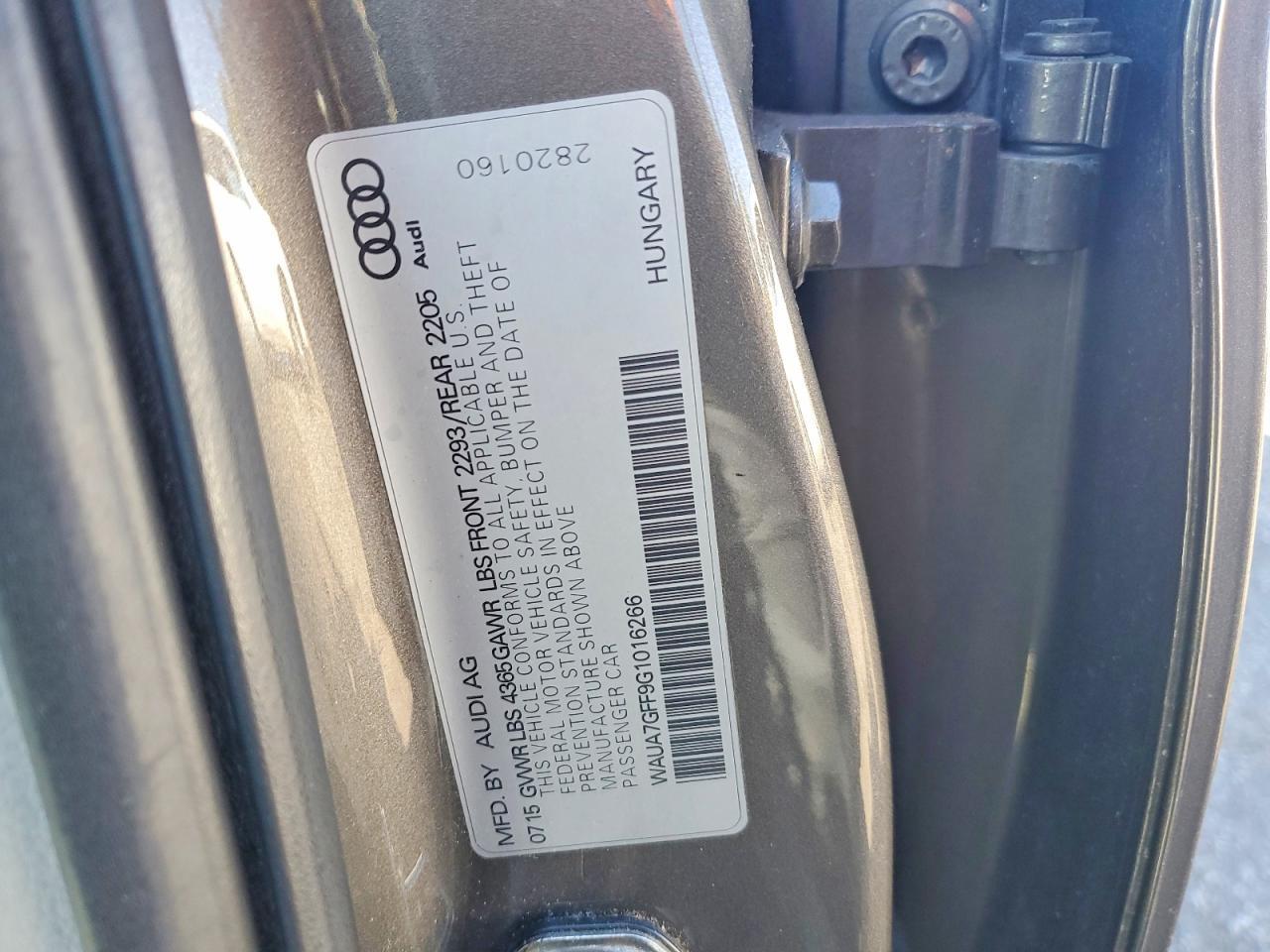 2016 Audi A3 Premium