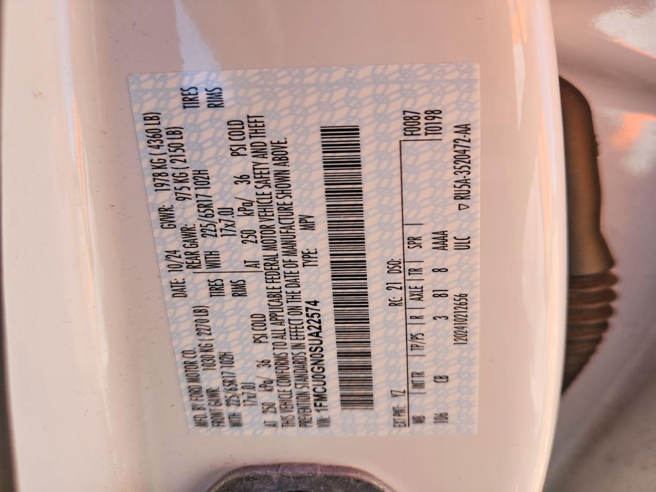 2025 Ford Escape Active