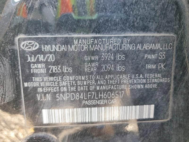 2020 Hyundai Elantra sel