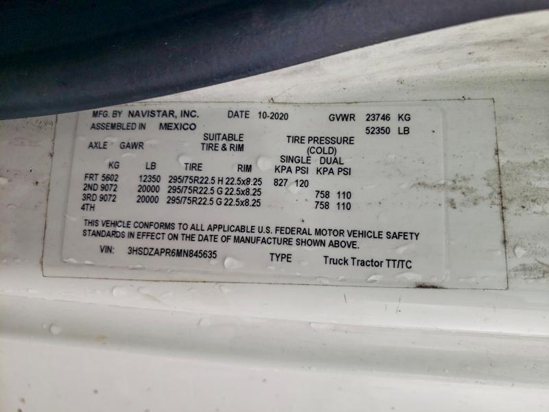 2021 International Lt625 Semi Truck