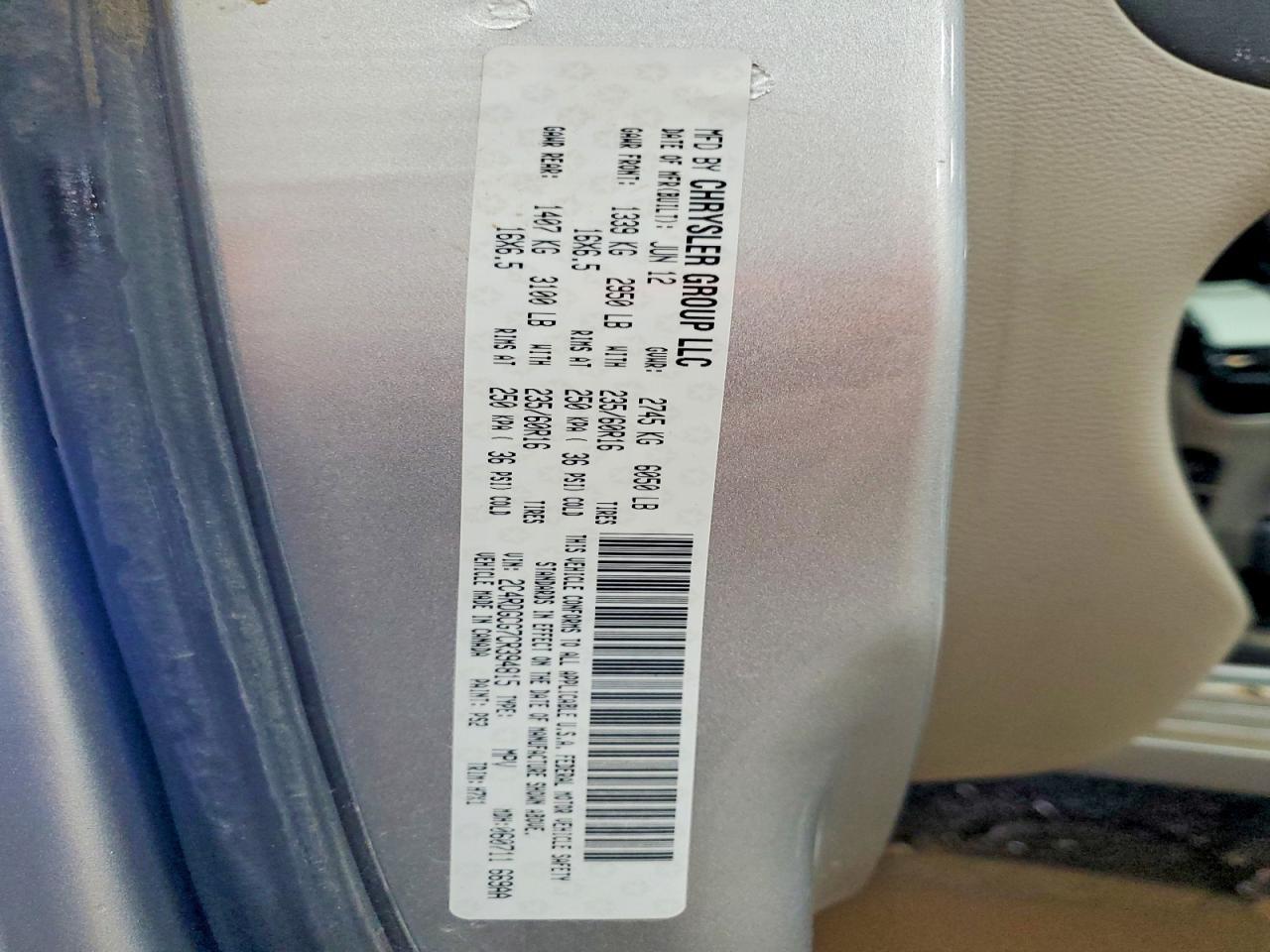 2012 Dodge Grand Caravan sxt