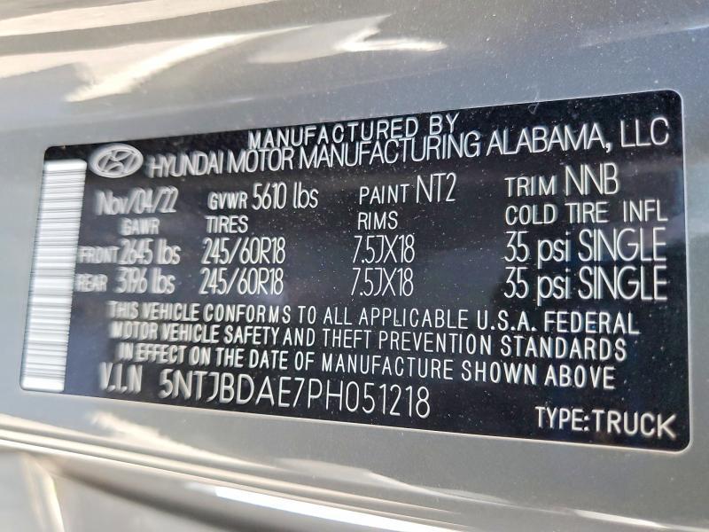 2023 Hyundai Santa Cruz sel