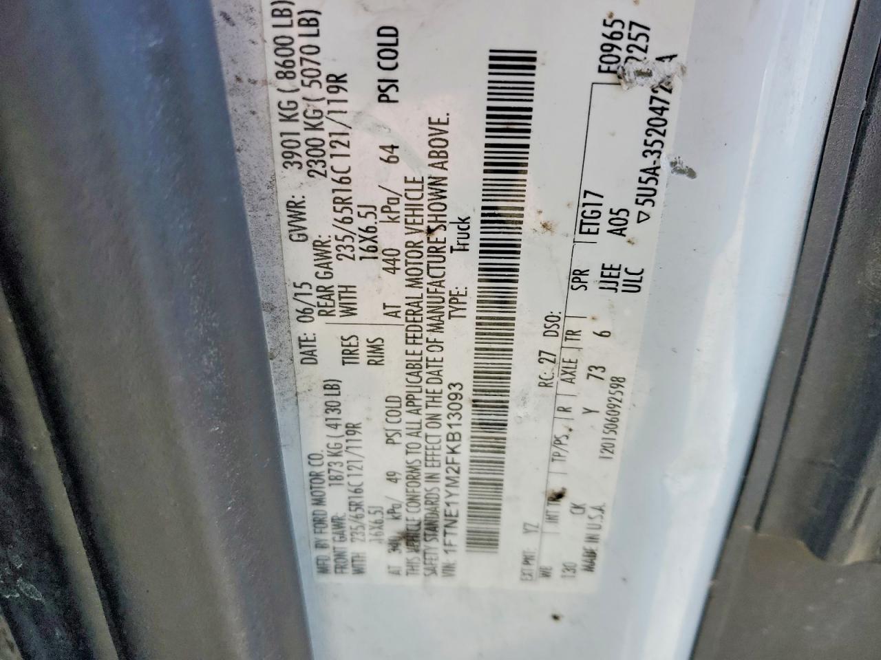 2015 Ford Transit T-150