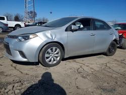 Toyota Corolla salvage cars for sale: 2016 Toyota Corolla le