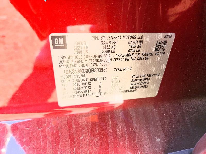 2016 GMC Yukon sle