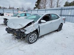 Toyota Corolla salvage cars for sale: 2017 Toyota Corolla l