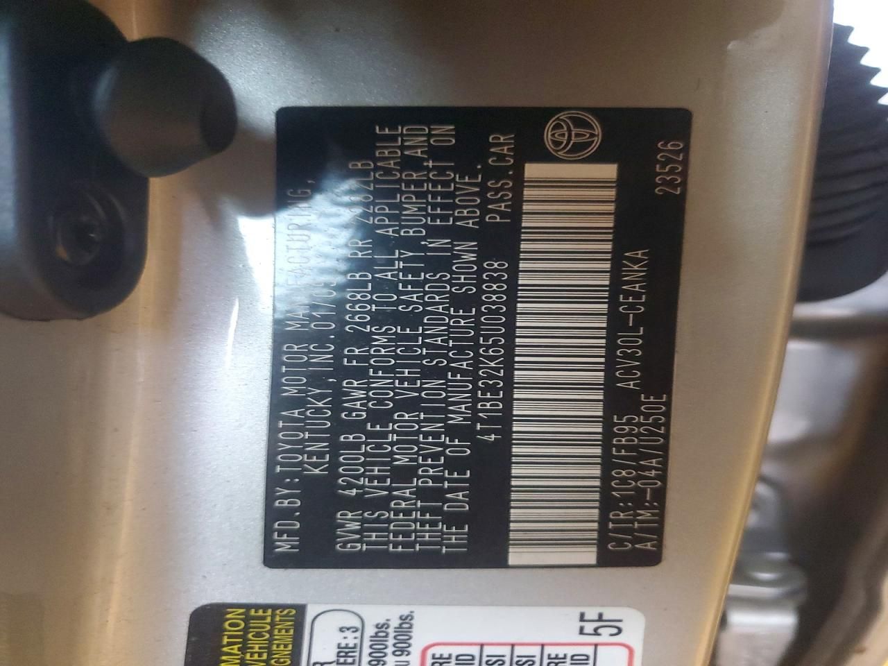 2005 Toyota Camry le