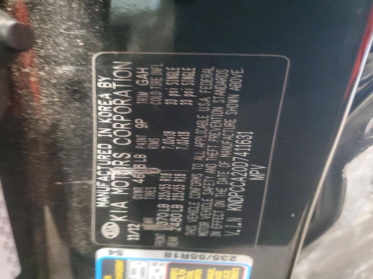 2013 KIA Sportage ex