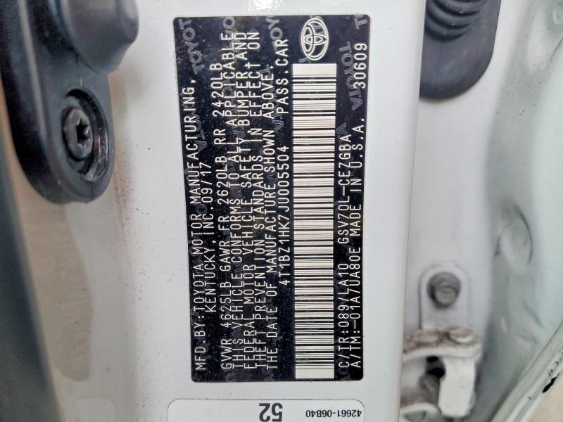 2018 Toyota Camry xse