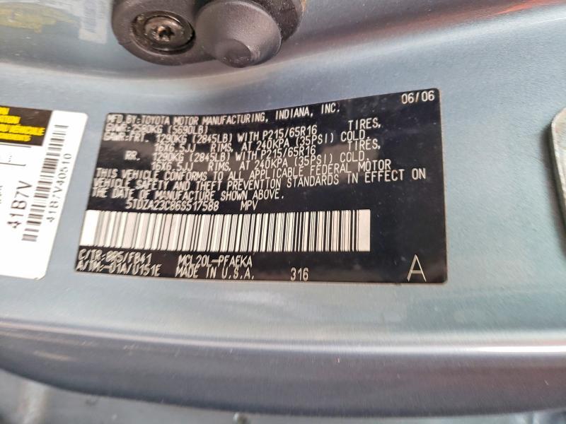 2006 Toyota Sienna ce 7 Passenger
