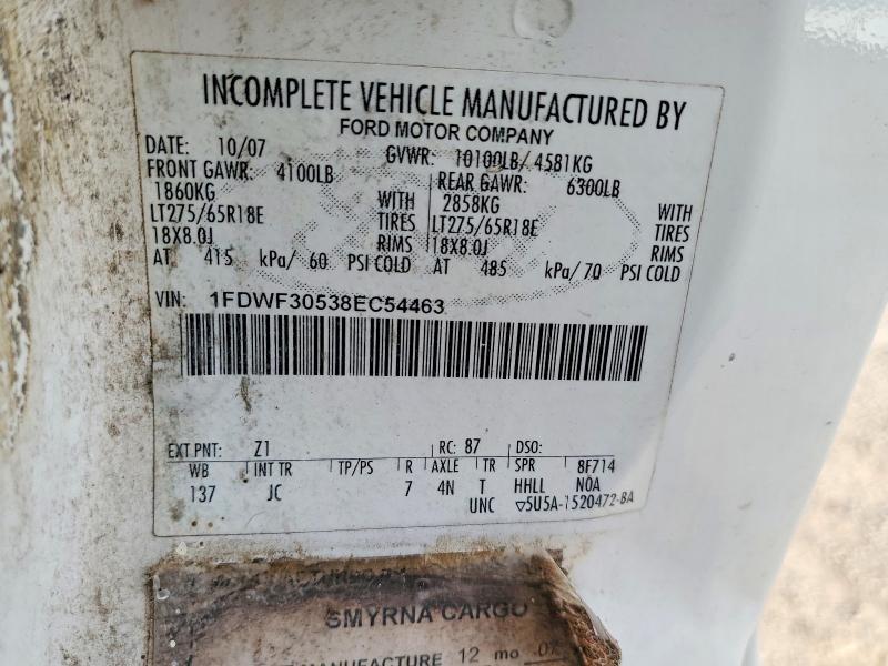 2008 Ford F350 4X2 srw Splice Truck