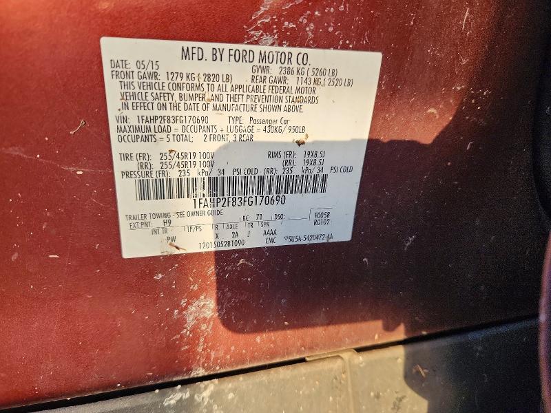 2015 Ford Taurus Limited