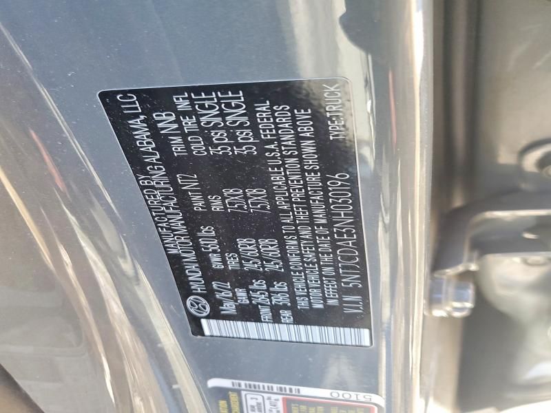 2022 Hyundai Santa Cruz sel