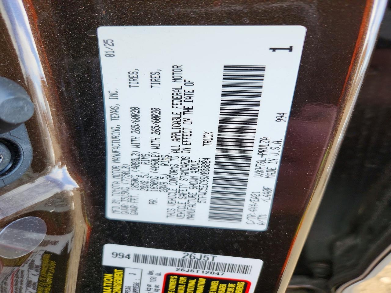 2025 Toyota Tundra Limited HV