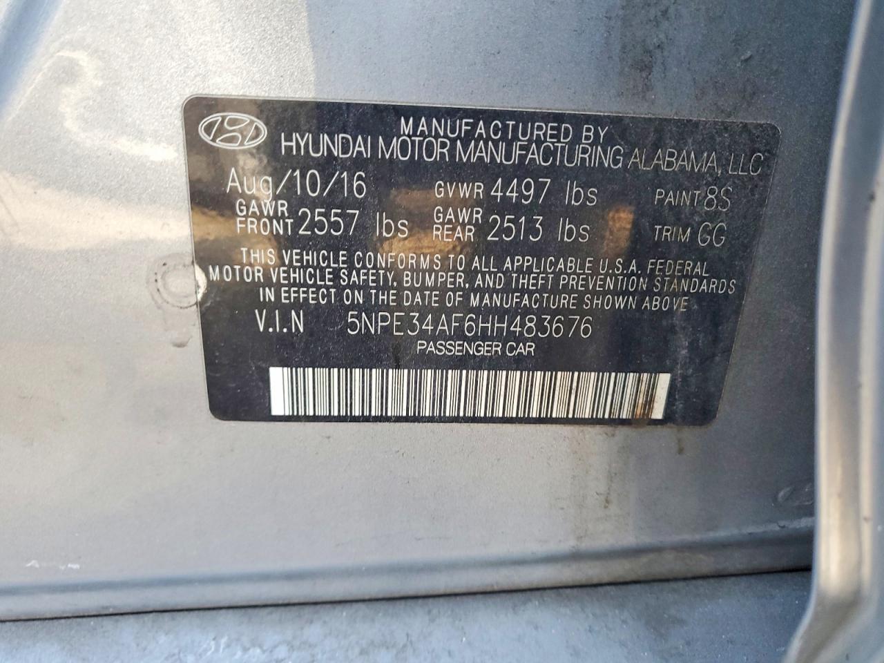 2017 Hyundai Sonata Sport