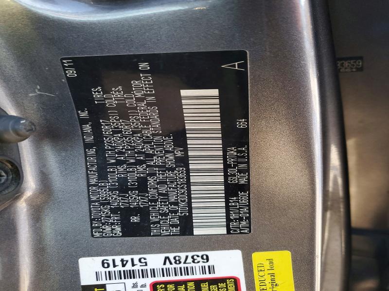 2012 Toyota Sienna xle