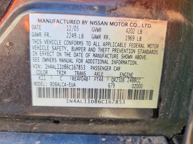 2006 Nissan Altima 2.5