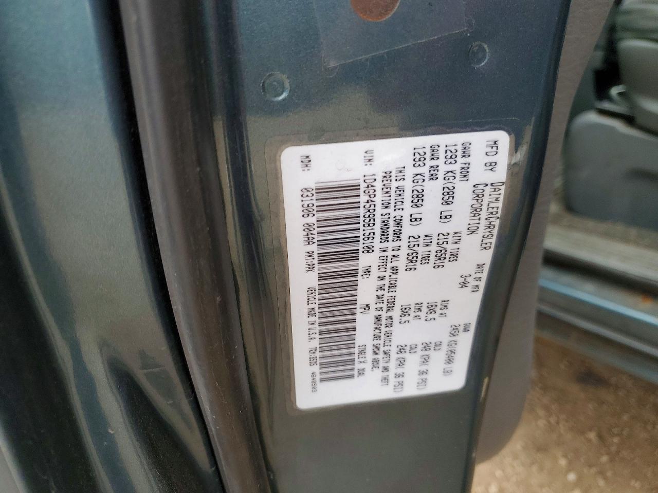 2005 Dodge Caravan sxt