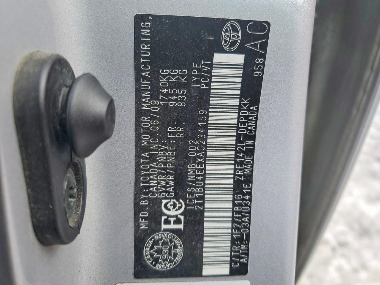 2010 Toyota Corolla Base