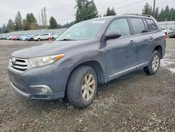 Toyota Highlander salvage cars for sale: 2012 Toyota Highlander se