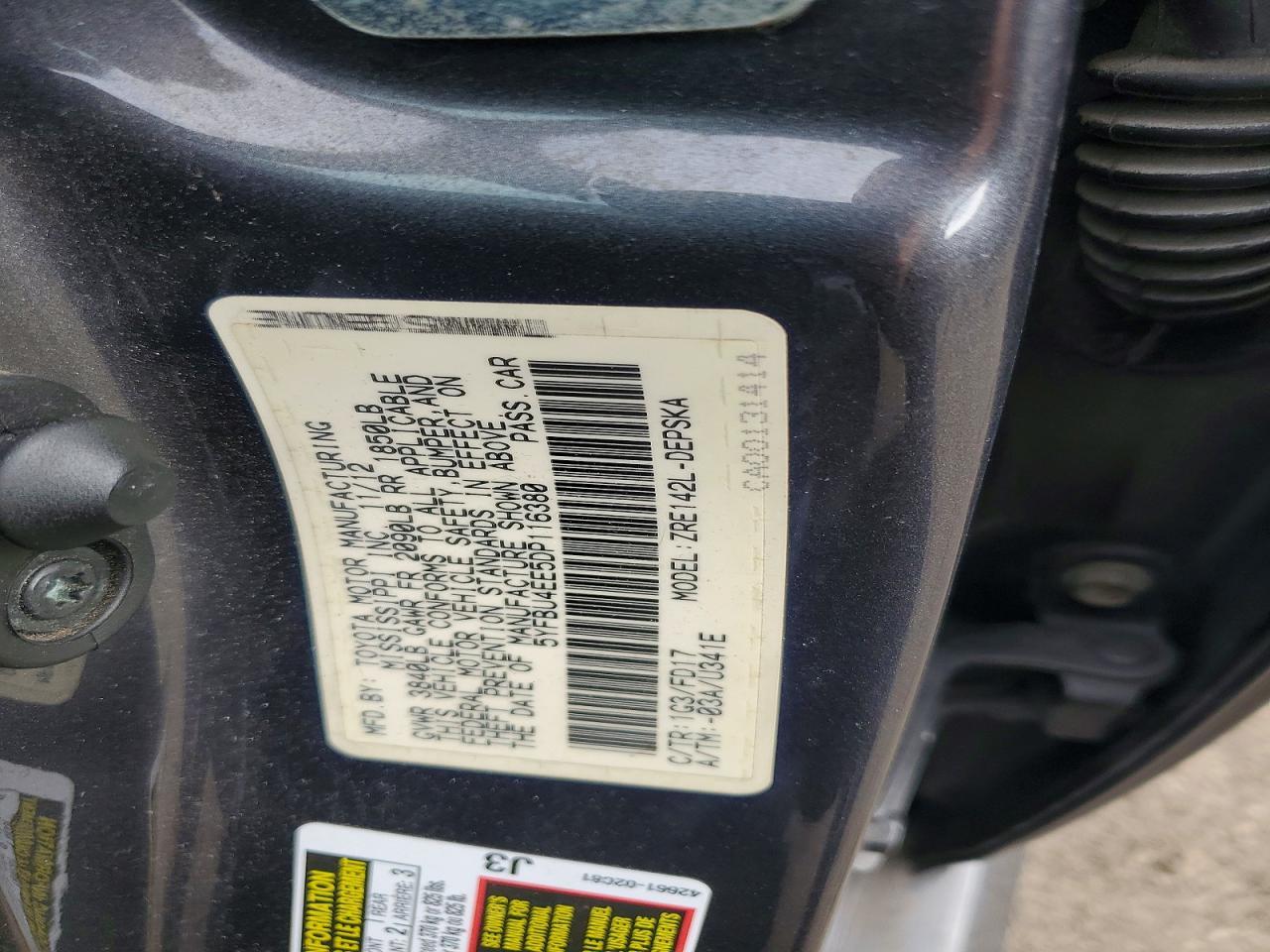 2013 Toyota Corolla s