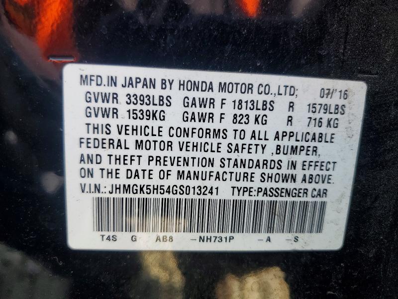 2016 Honda Fit lx